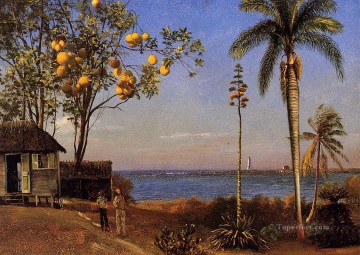 バハマの眺め アルバート・ビアシュタットの風景 小川 Oil Paintings